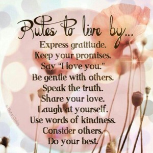 17 Rules for a Better Way to Live