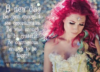 gratitude for a new day