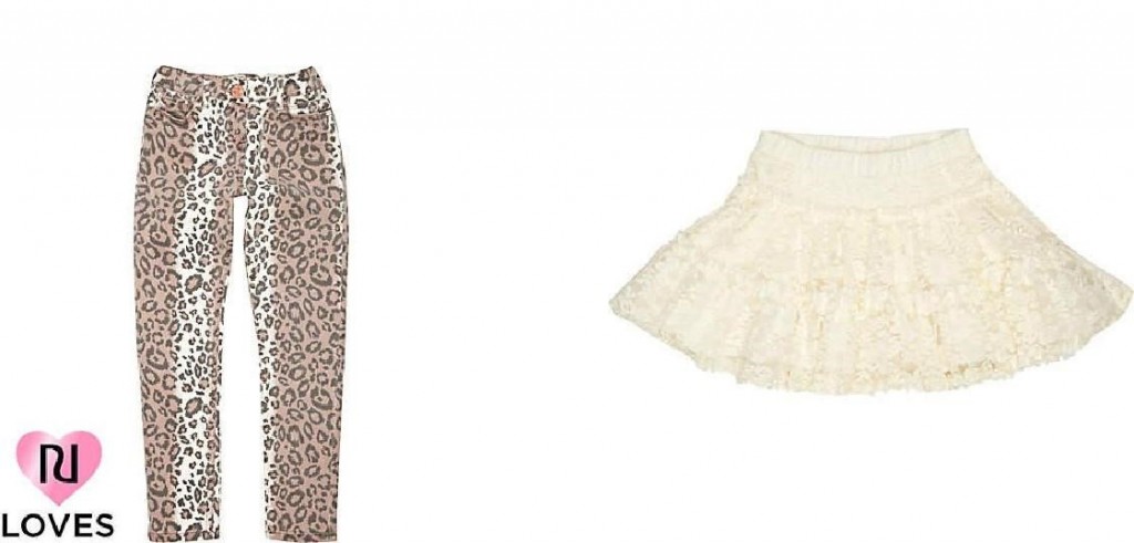 skinny jeans and ra-rar skirt